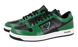 Prada Men's Green Leather Downtown Sneaker 2EE364