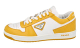 Prada Men's White Leather Downtown Sneaker 2EE364