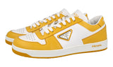 Prada Men's White Leather Downtown Sneaker 2EE364