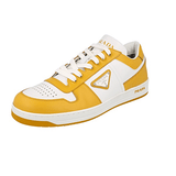 Prada Men's White Leather Downtown Sneaker 2EE364