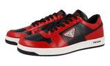 Prada Men's Red Leather Downtown Sneaker 2EE364