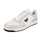 Prada Men's White Leather Downtown Sneaker 2EE364