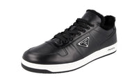 Prada Men's 2EE364 B4L F0002 Leather Sneaker