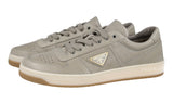 Prada Men's Grey Leather Downtown Sneaker 2EE364