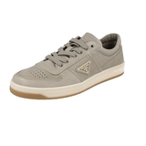 Prada Men's Grey Leather Downtown Sneaker 2EE364