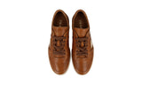 Prada Men's Brown Leather Downtown Sneaker 2EE364