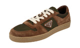 Prada Men's 2EE364 LOW F0M36 Leather Sneaker