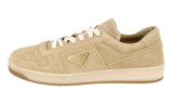 Prada Men's Beige Leather Downtown Sneaker 2EE364