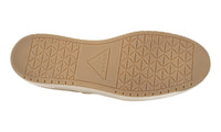 Prada Men's Beige Leather Downtown Sneaker 2EE364