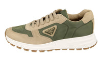 Prada Men's Beige Leather Prax01 Sneaker 2EE369