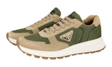 Prada Men's Beige Leather Prax01 Sneaker 2EE369