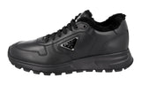 Prada Men's Black Leather Prax01 Sneaker 2EE369