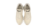 Prada Men's Beige Leather Prax 01 Sneaker 2EE369