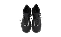 Prada Men's Black Chunky Sole New Sock Sneaker 2EE370