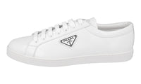 Prada Men's White Leather Sneaker 2EE376