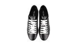 Prada Men's Black Leather Lane Downtown Sneaker 2EE376