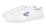 Prada Men's White Brushed Spazzolato Leather Lane Sneaker 2EE376