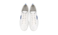 Prada Men's White Brushed Spazzolato Leather Lane Sneaker 2EE376