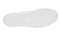 Prada Men's White Brushed Spazzolato Leather Downtown Sneaker 2EE376