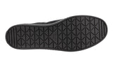 Prada Men's Black Leather Downtown Symbol Sneaker 2EE376