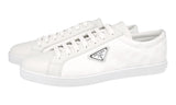 Prada Men's White Downtown Symbole Sneaker 2EE376