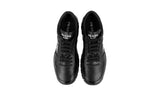 Prada Men's Black Leather Downtown Bold Sneaker 2EE378
