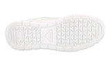Prada Men's White Leather Downtown Bold Nappa Platform Sneaker 2EE386