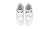 Prada Men's White Leather Downtown Bold Nappa Platform Sneaker 2EE386