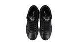 Prada Men's Black Leather Downtown Bold Nappa Chunky Sneaker 2EE386