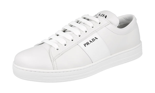Prada Men's 2EE389 QSZ F0009 Leather Sneaker