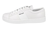 Prada Men's White Leather Downtown Sneaker 2EE389