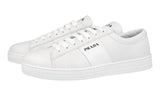 Prada Men's White Leather Downtown Sneaker 2EE389