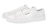 Prada Men's White Leather Downtown Avenue Sneaker 2EE389