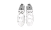 Prada Men's White Leather Downtown Avenue Sneaker 2EE389