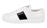 Prada Men's White Leather Downtown Sneaker 2EE389
