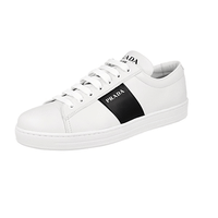 Prada Men's White Leather District Avenue Sneaker 2EE389