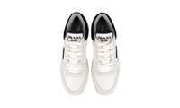 Prada Men's White Leather Downtown Sneaker 2EE391