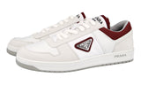 Prada Men's White Leather Downtown Sneaker 2EE391