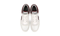 Prada Men's White Leather Downtown Sneaker 2EE391