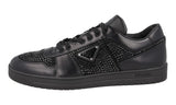 Prada Men's Black Leather Sneaker 2EE393