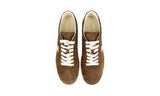 Prada Men's Brown Leather Lane Downtown Sneaker 2EE394