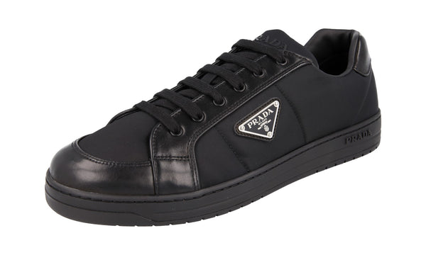 Prada Men's 2EE395 3ABU F0002 Leather Sneaker