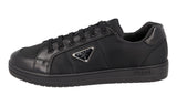 Prada Men's Black Leather Downtown Sneaker 2EE395