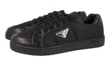 Prada Men's Black Leather Downtown Sneaker 2EE395