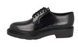 Prada Men's Black Leather Runway Welt Sewn Rahmengenaeht Winter Sole Sohle Business Shoes 2EE404