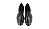Prada Men's Black Leather Runway Welt Sewn Rahmengenaeht Winter Sole Sohle Business Shoes 2EE404