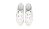 Prada Men's White Leather Downtown Mules Sandals Shoes Slides Sneaker 2EE438