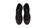 Prada Men's Black Leather + Nylon Prax Sneaker 2EE455