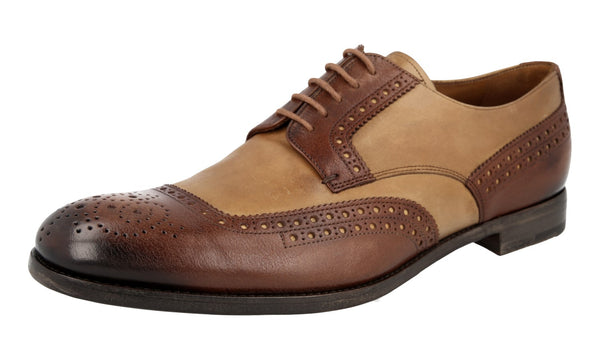 Prada Men's 2EF020 3B7P F0LGC welt-sewn Leather Business Shoes