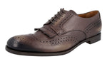 Prada Men's 2EF029 3B7Q F0170 Full Brogue Leather Business Shoes